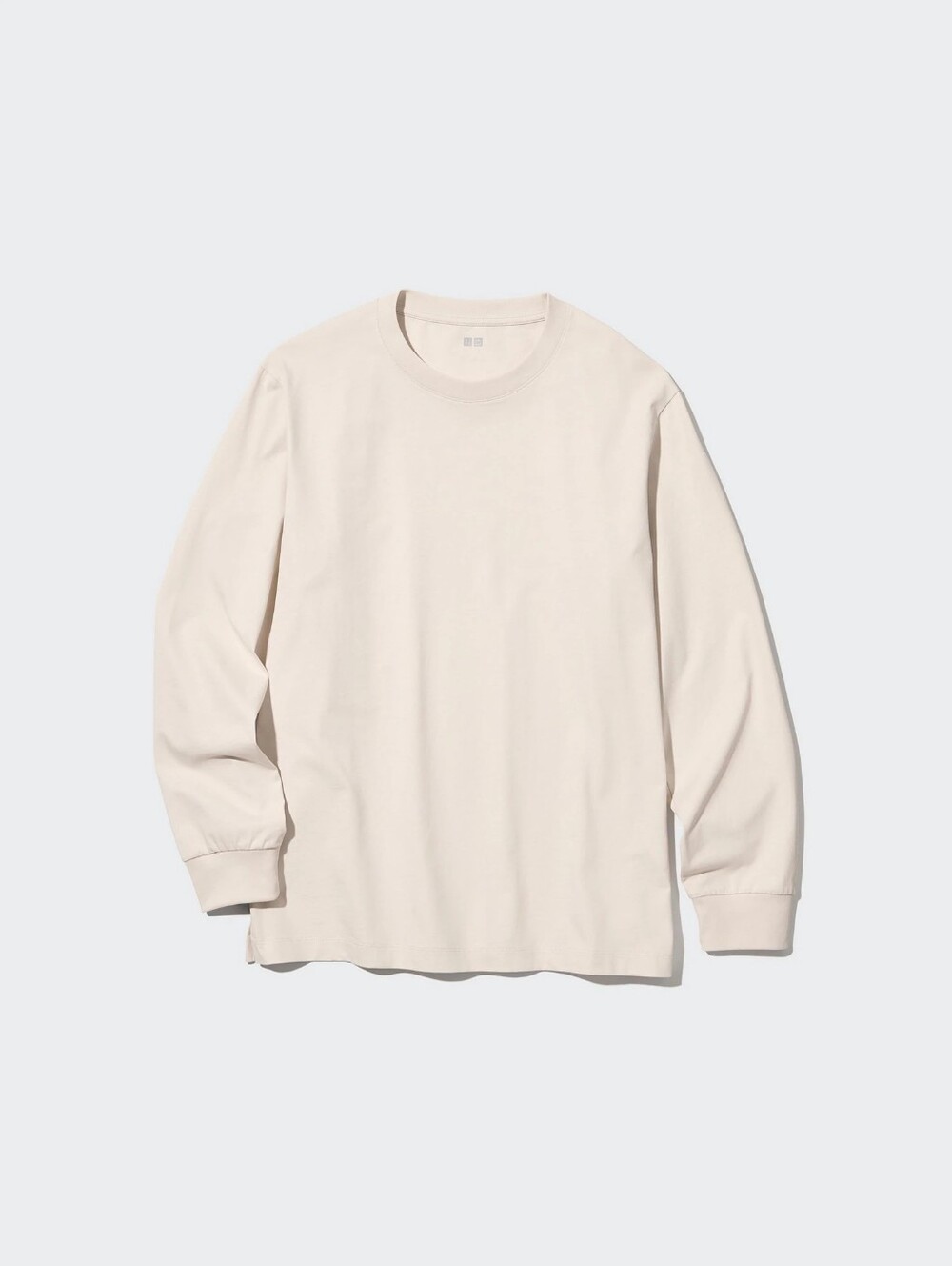 Uniqlo AIRism UV Protection Long-Sleeve T-Shirt – Beige, Men's XL